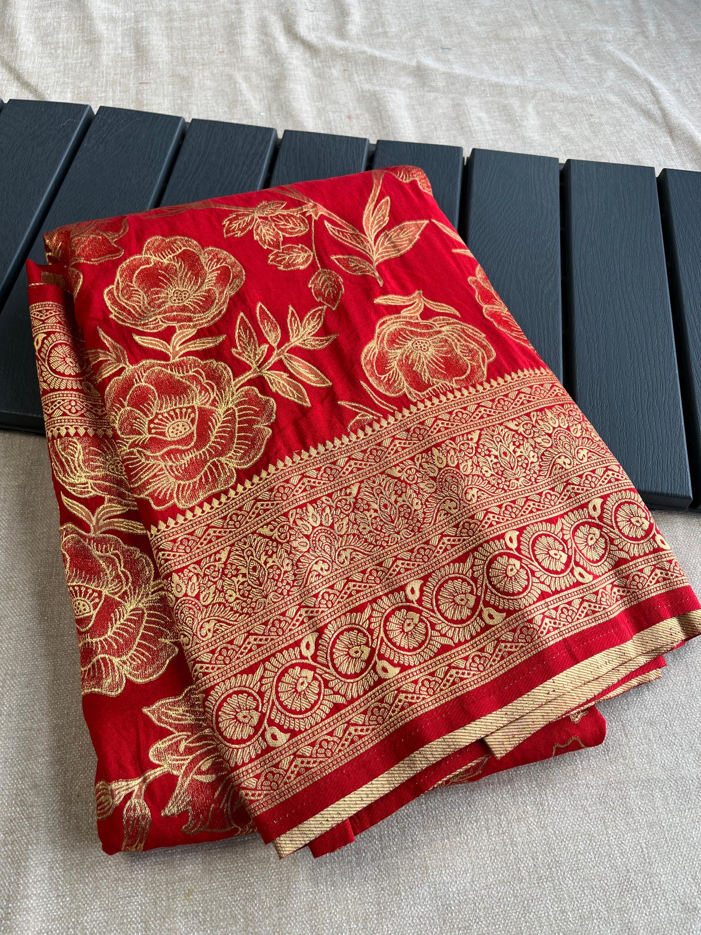 Soft khadi Georgette Silk Saree