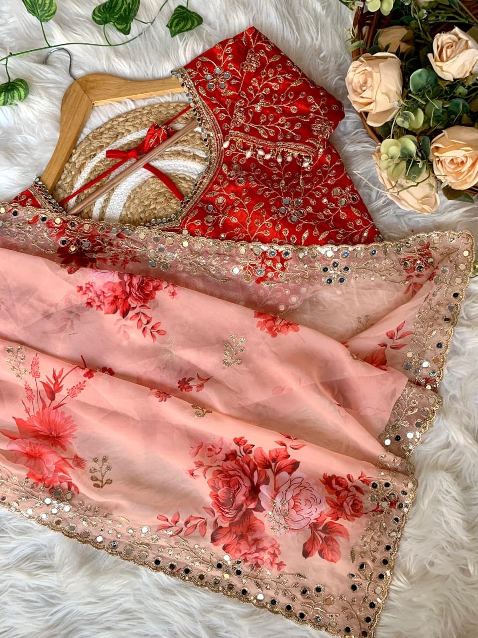 Soft & pure georgette saree