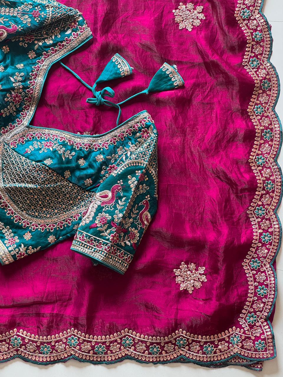Premium space silk saree