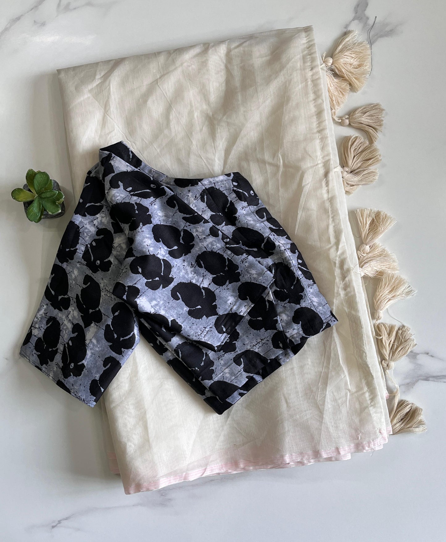 Chanderi cotton saree