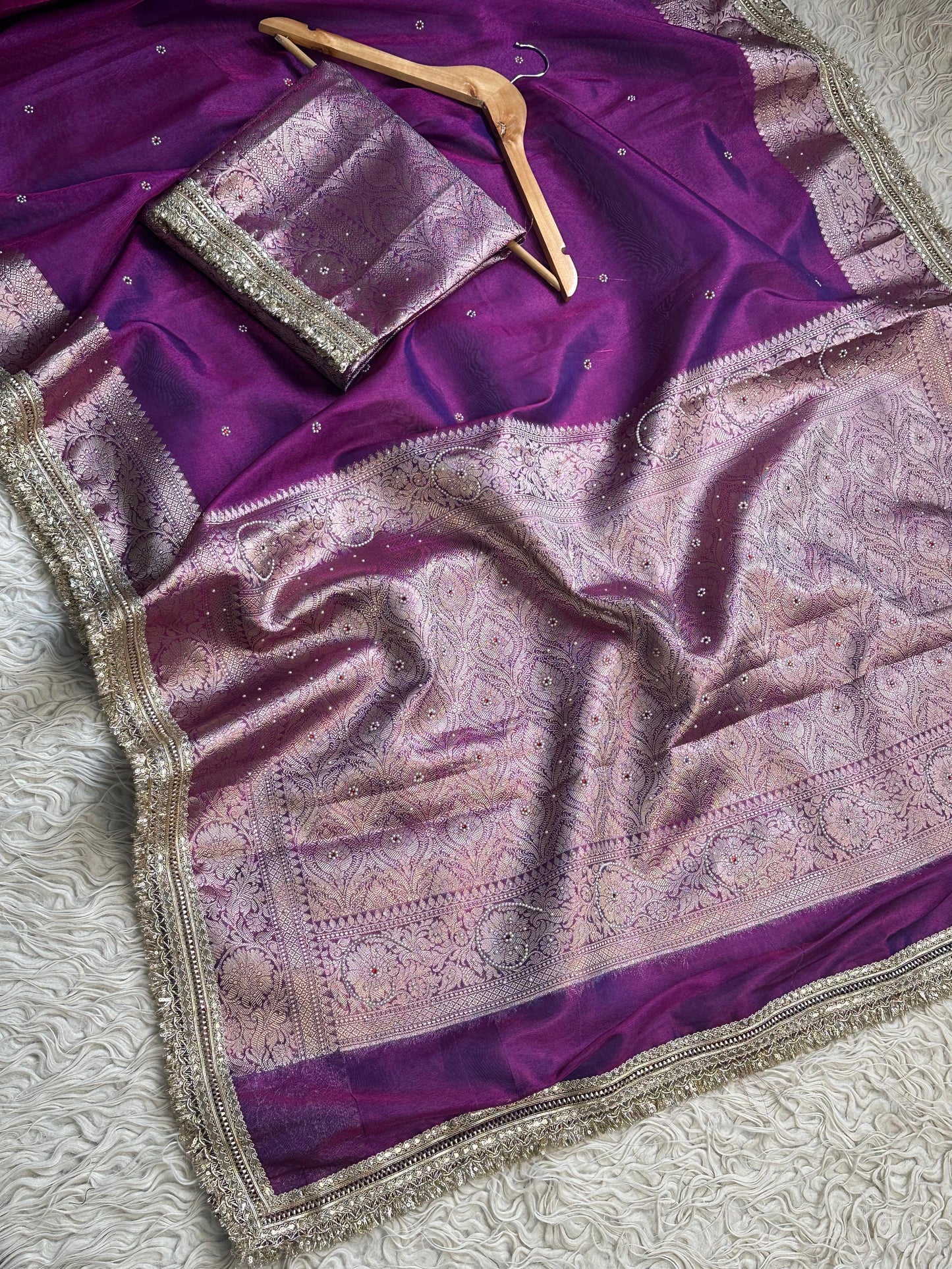 Banarasi maharani tissue saree