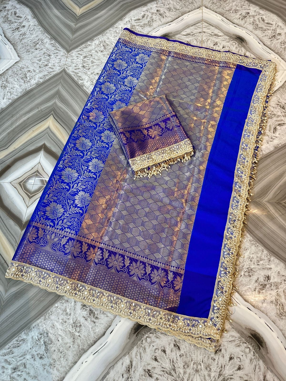 Banarasi katan silk saree