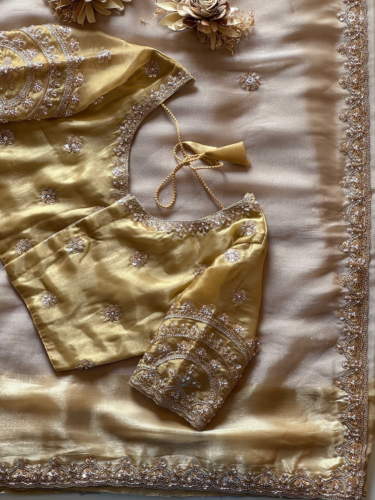 Space silk saree