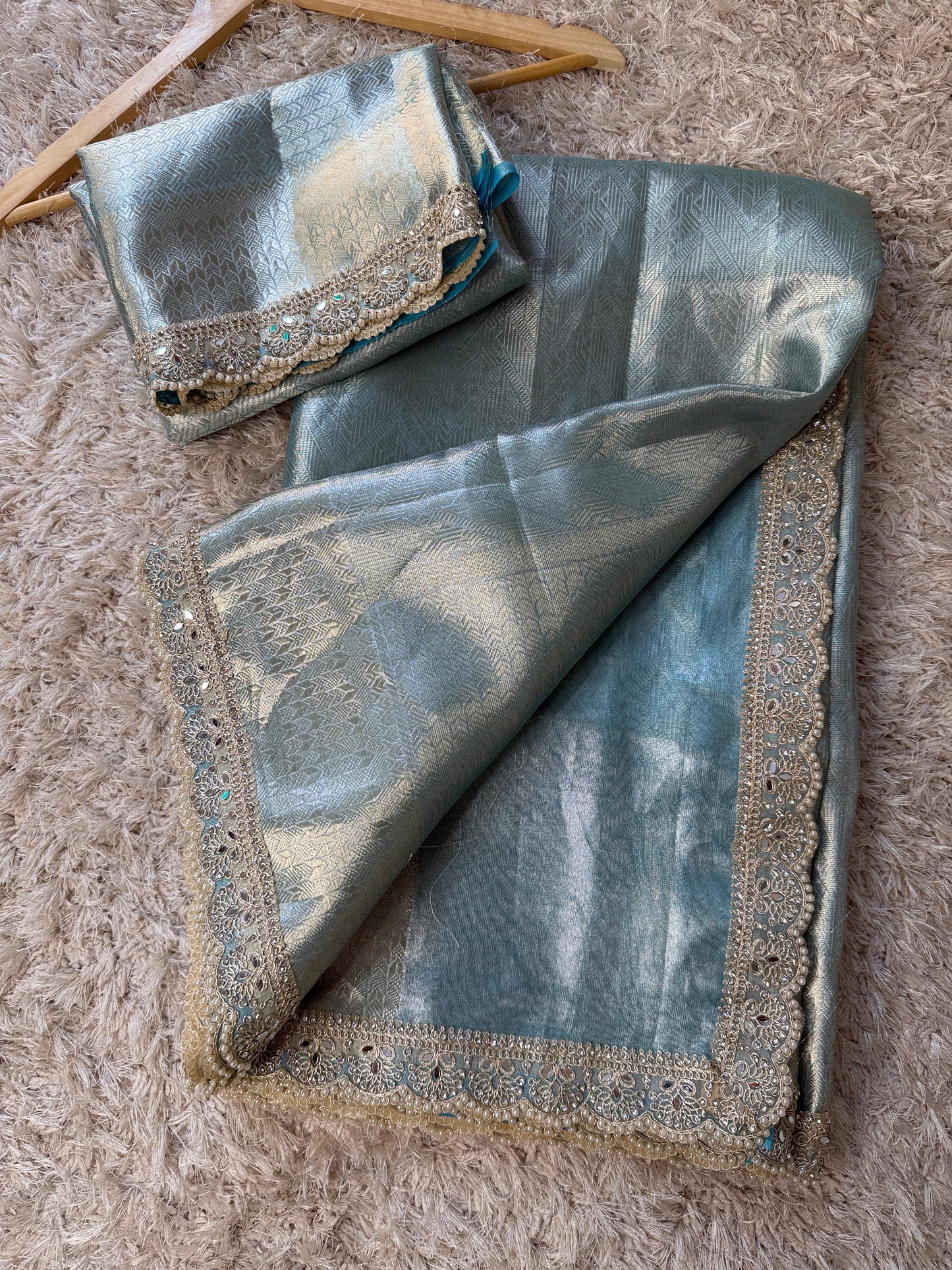 Tissue banarasi saree