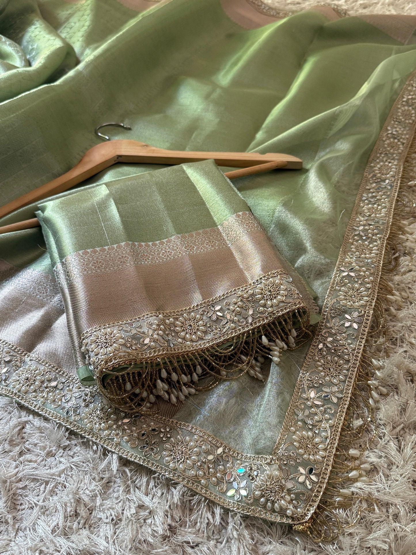 Banarasi Kanjivaram Bridal Katan Tissue Silk Saree