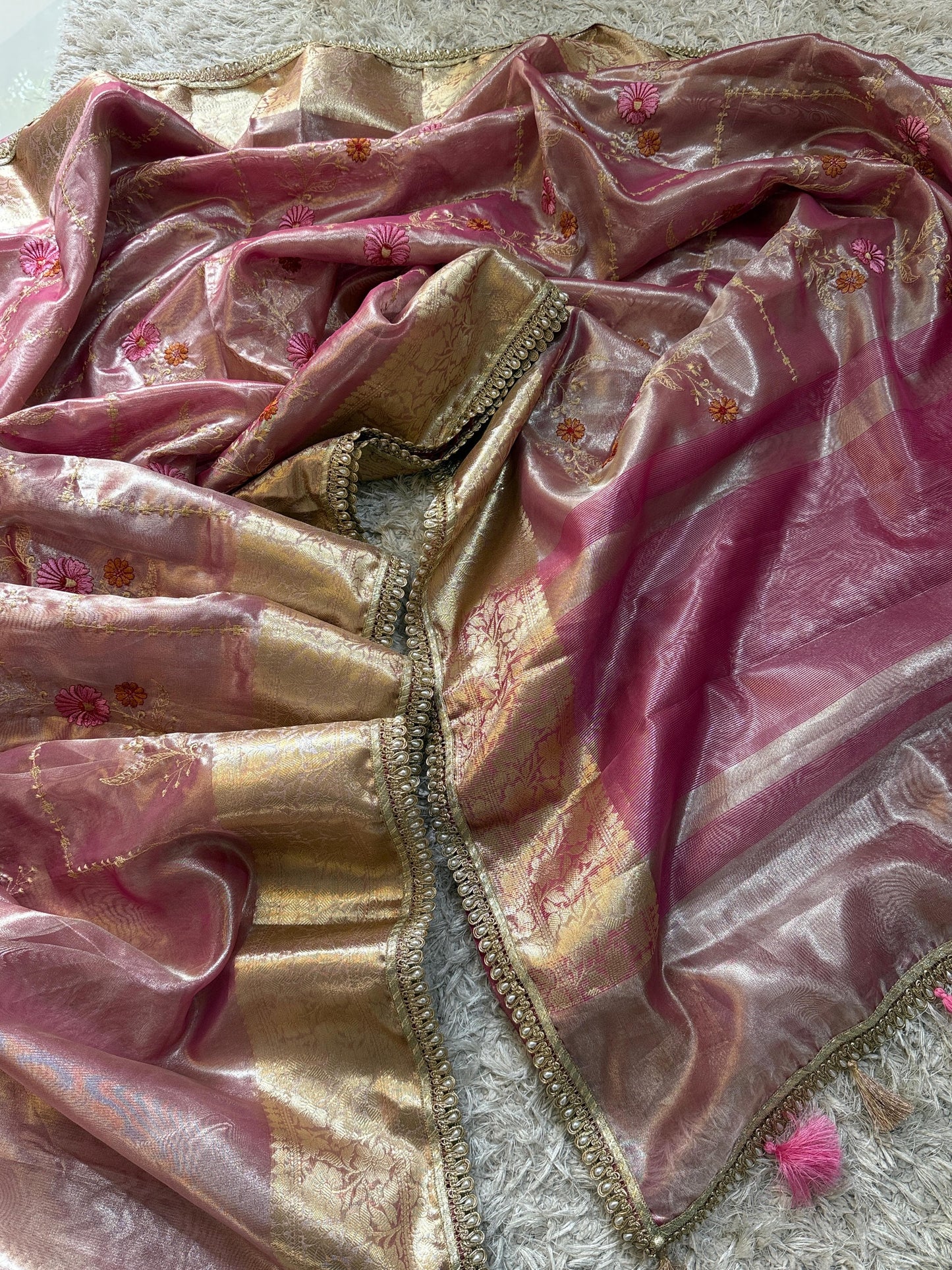 Banarasi Glass Tissue Soft Saree