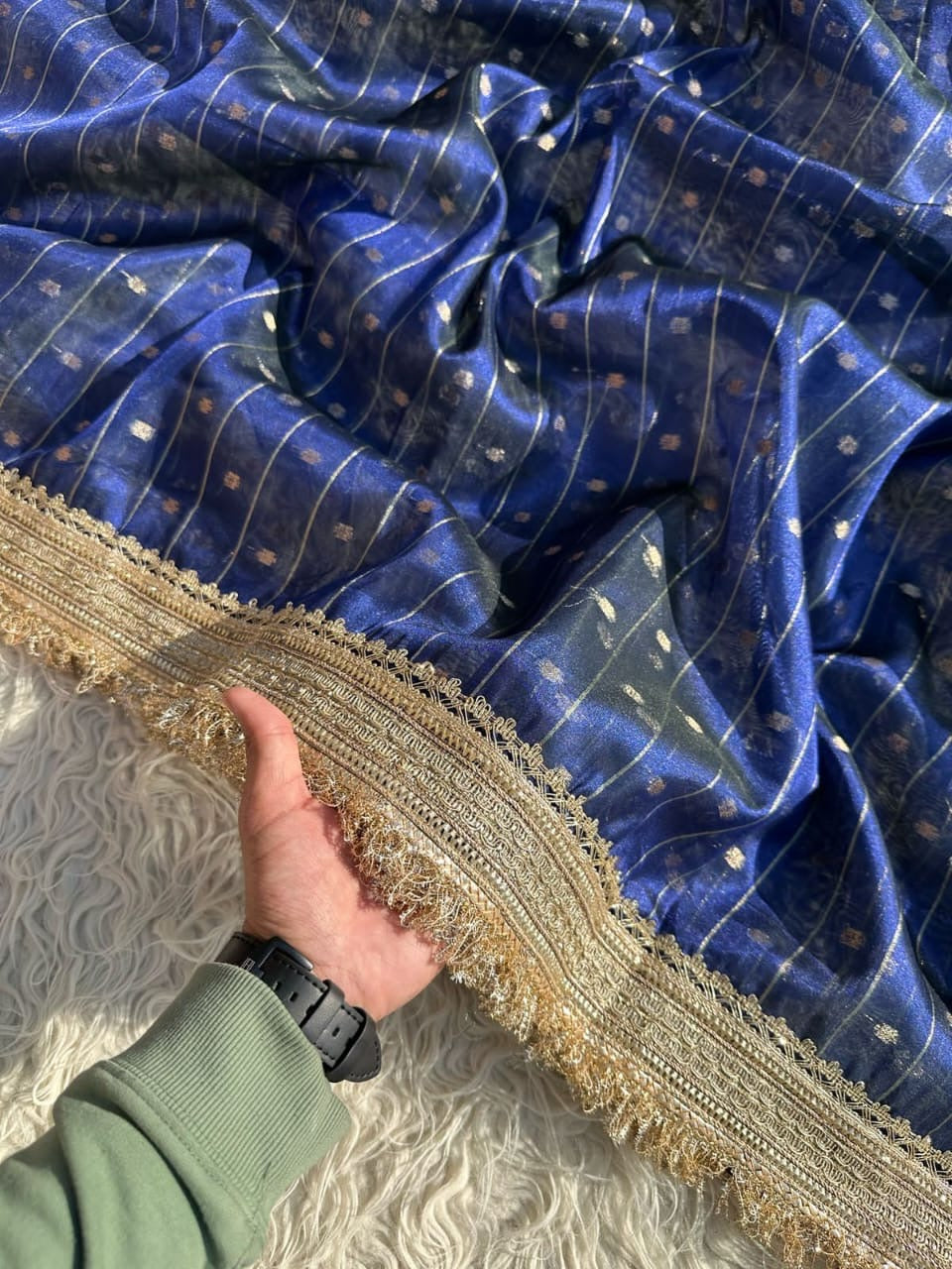 Banarasi tissue organza saree