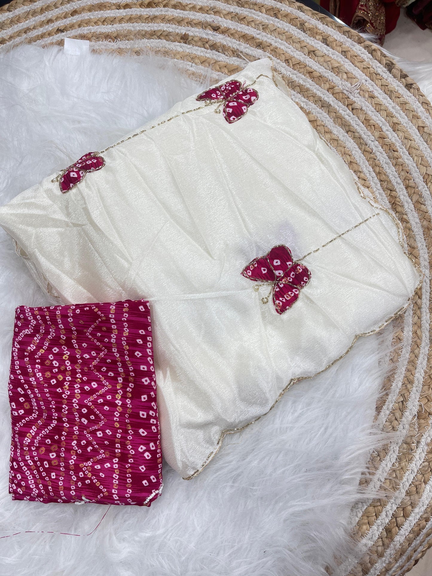 Soft nd Elegant Rich look chinnon silk saree