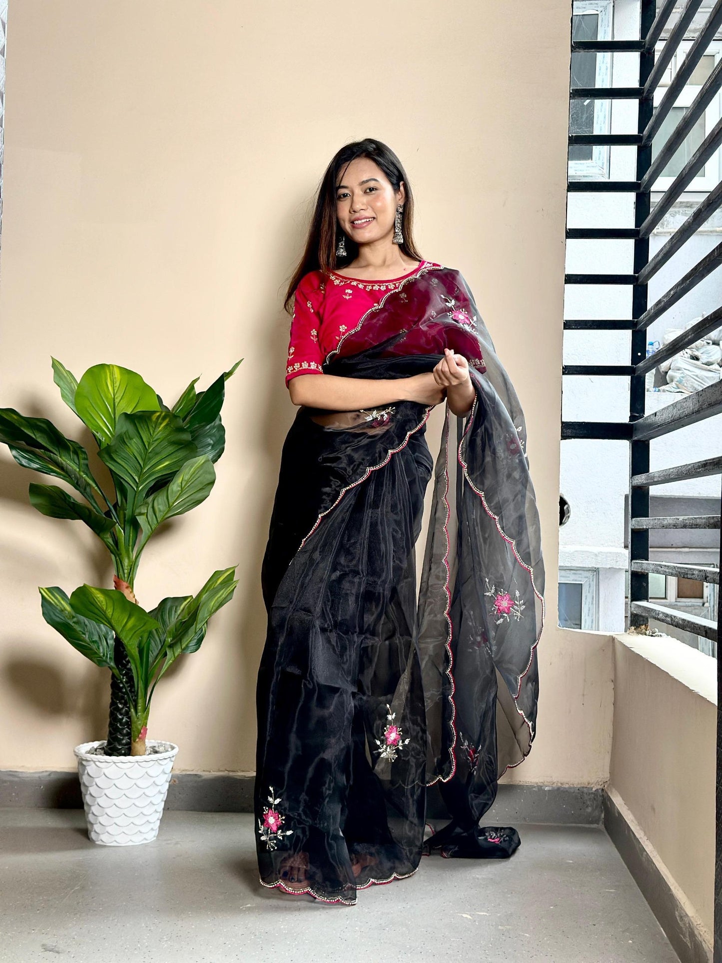 Pure And Light Organza saree