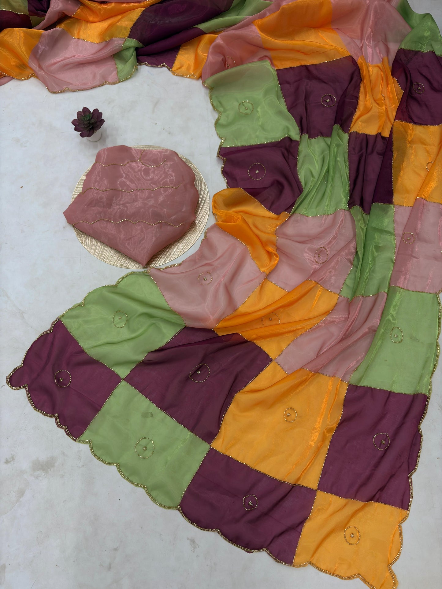 Soft space silk saree