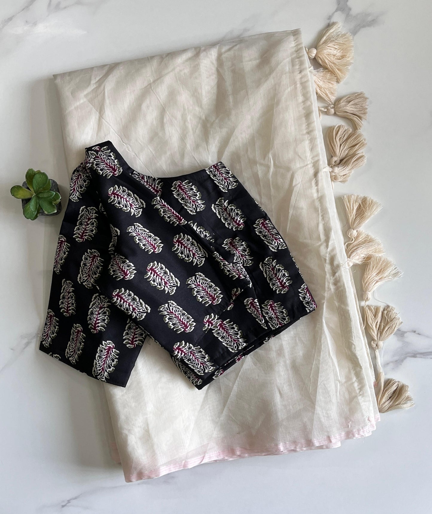 Chanderi cotton saree