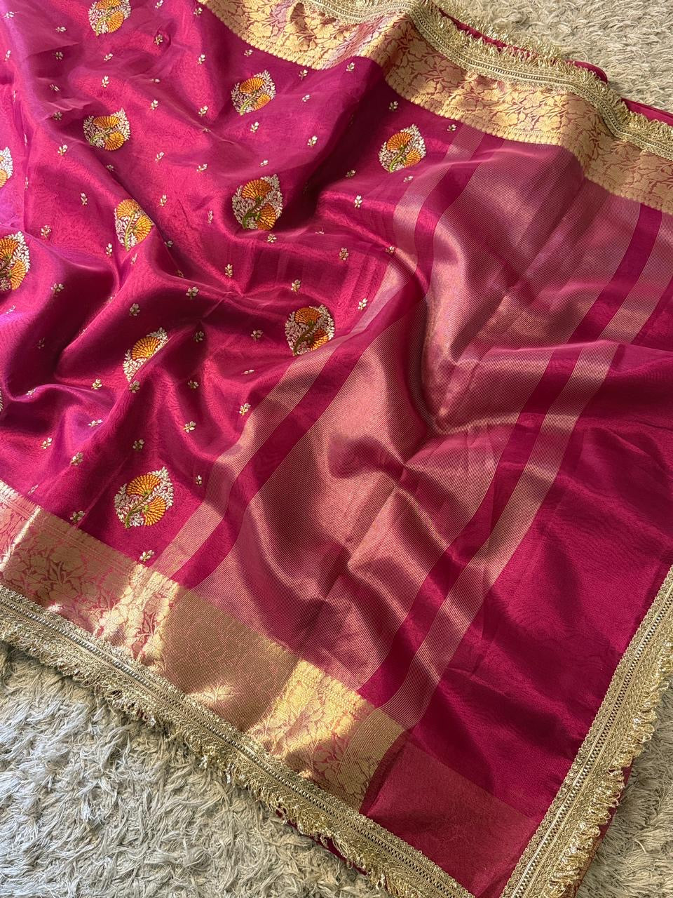 Tissue silk saree