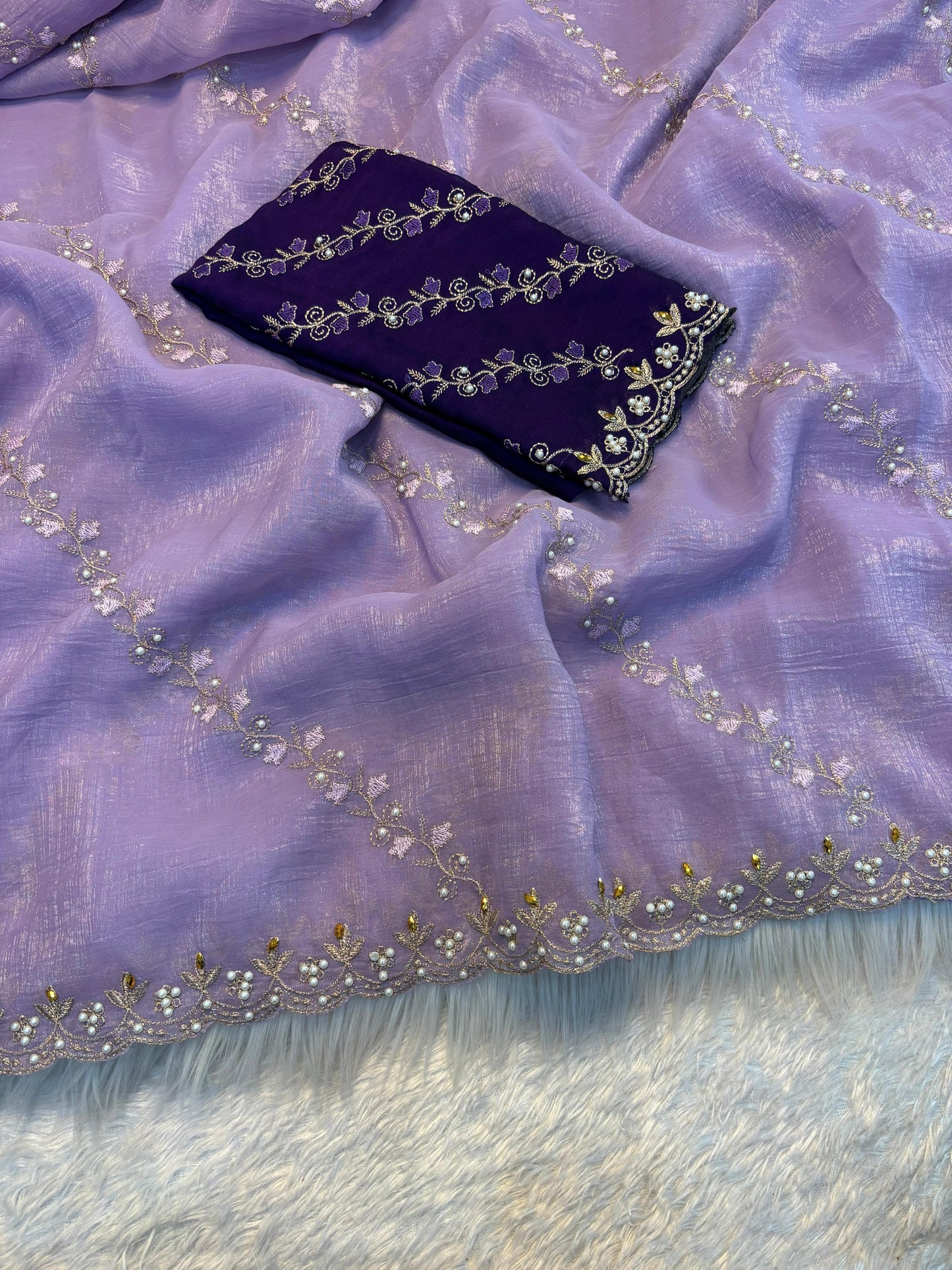 Soft crunchy saree