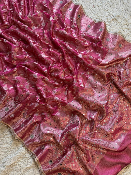 Banarasi maharani tissue in daimond avtar