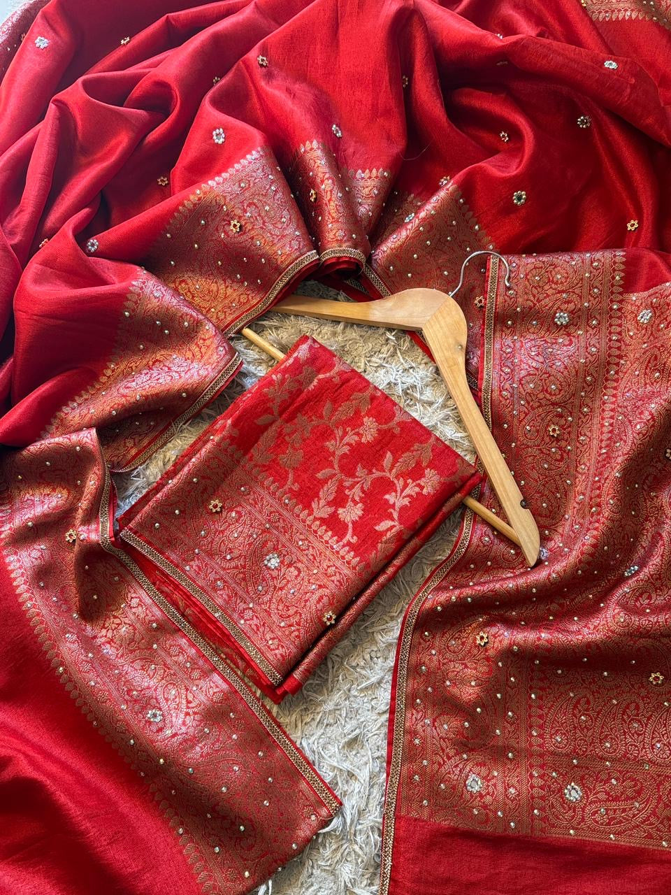 Banarasi Katan Tissue Silk Saree