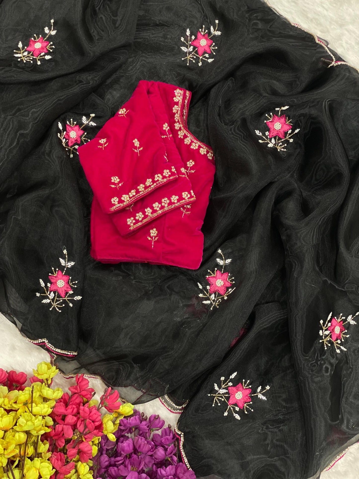 Pure And Light Organza saree