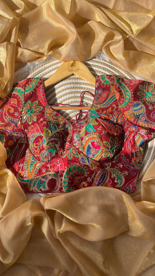 Spaec satin silk saree