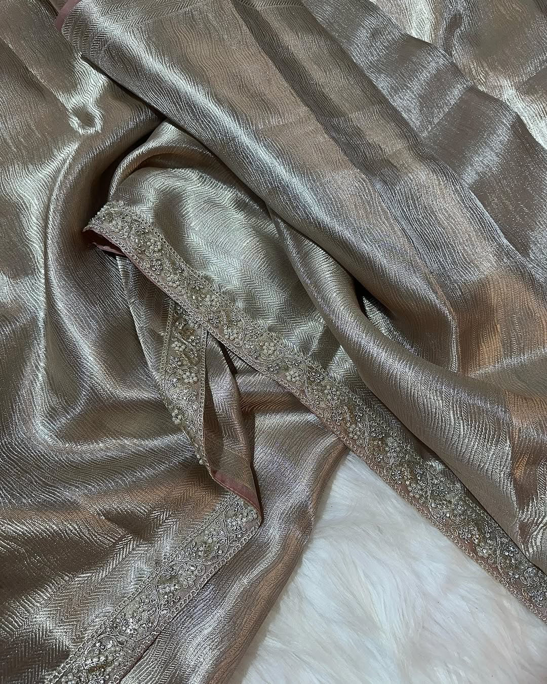 banarasi SOFT KANCHIPURAM TISSUE SILK