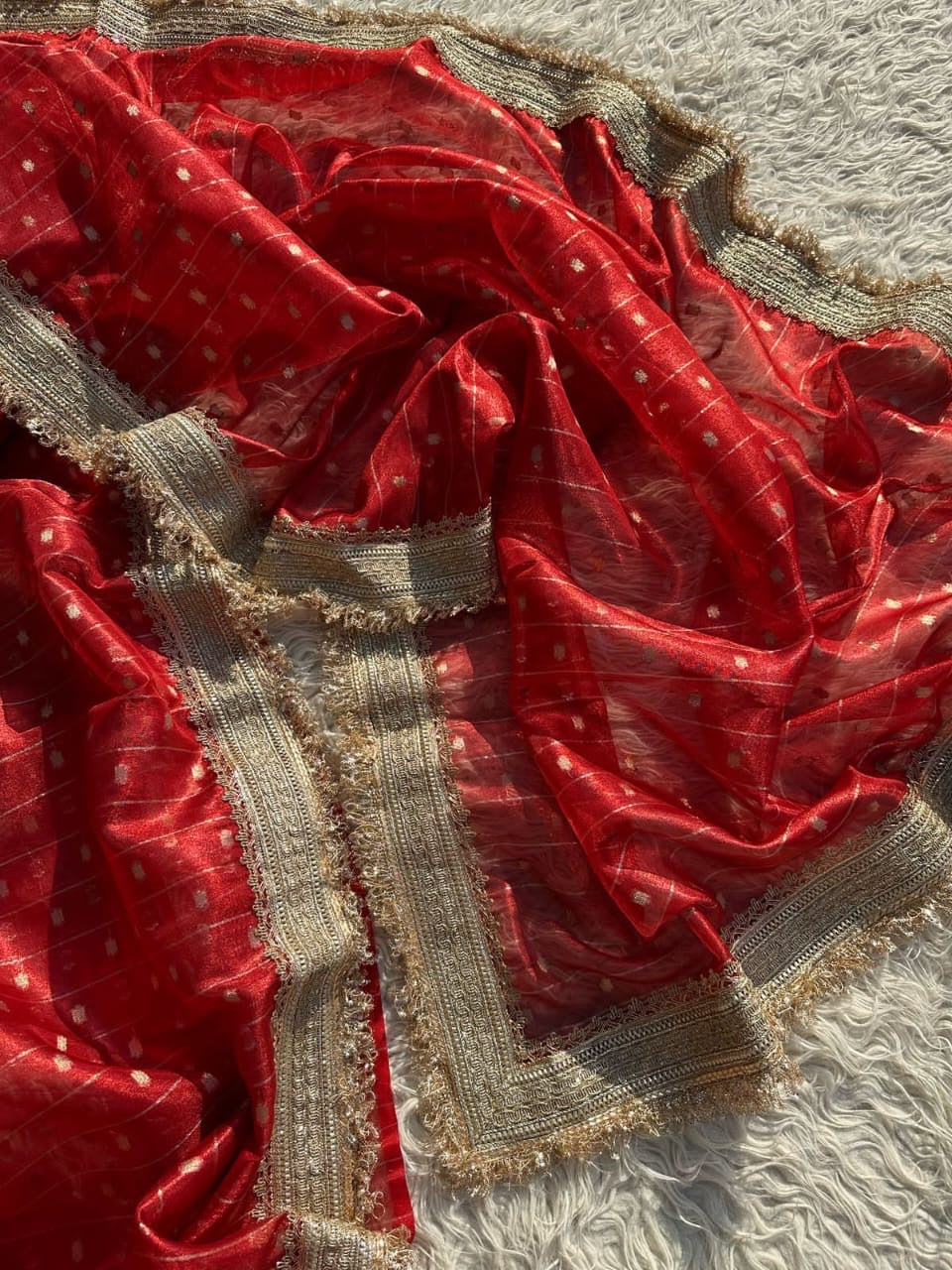 Banarasi tissue organza saree
