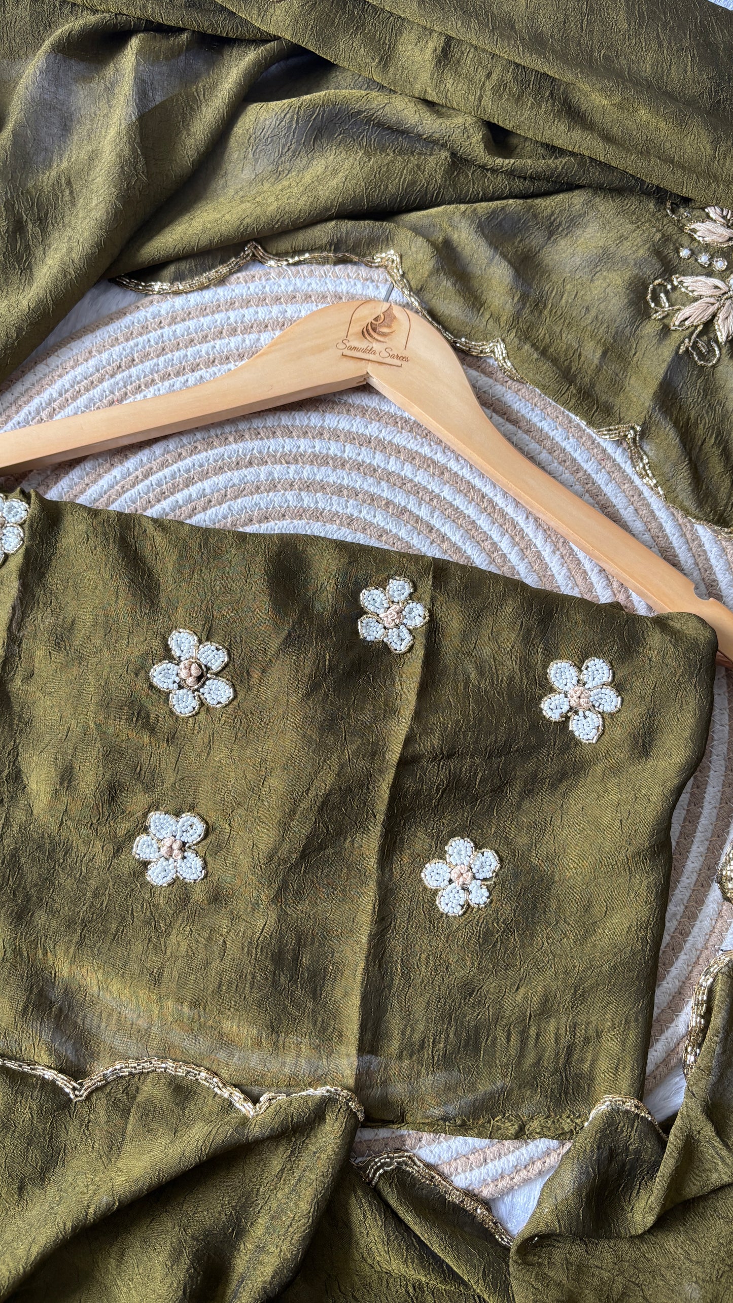 Satin silk saree
