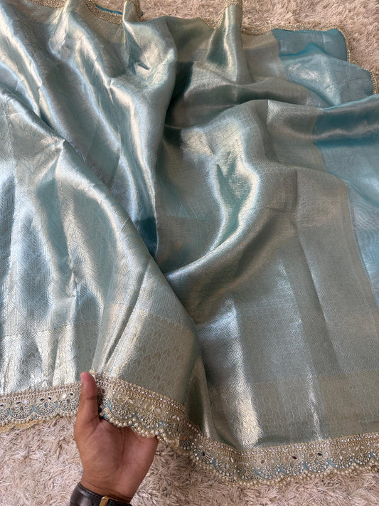 Tissue banarasi saree