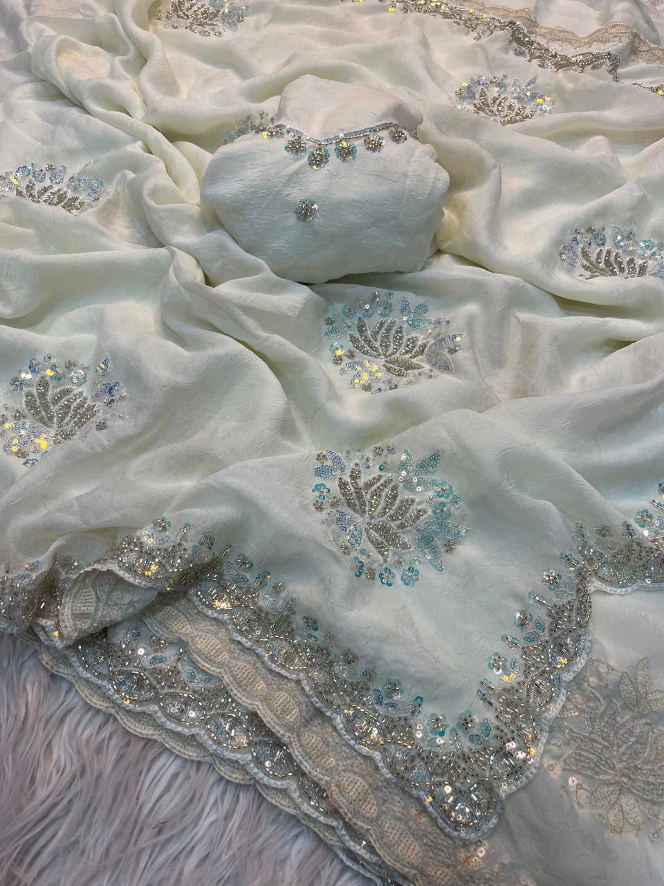 soft fancy rangoli silk saree