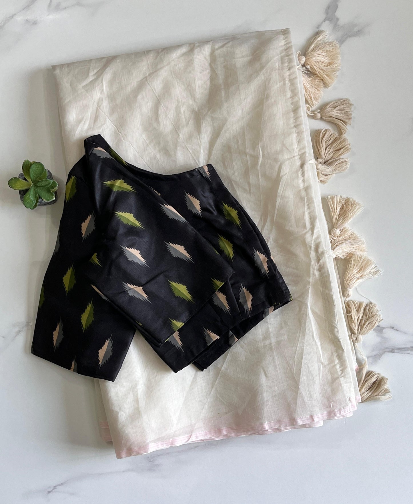 Chanderi cotton saree