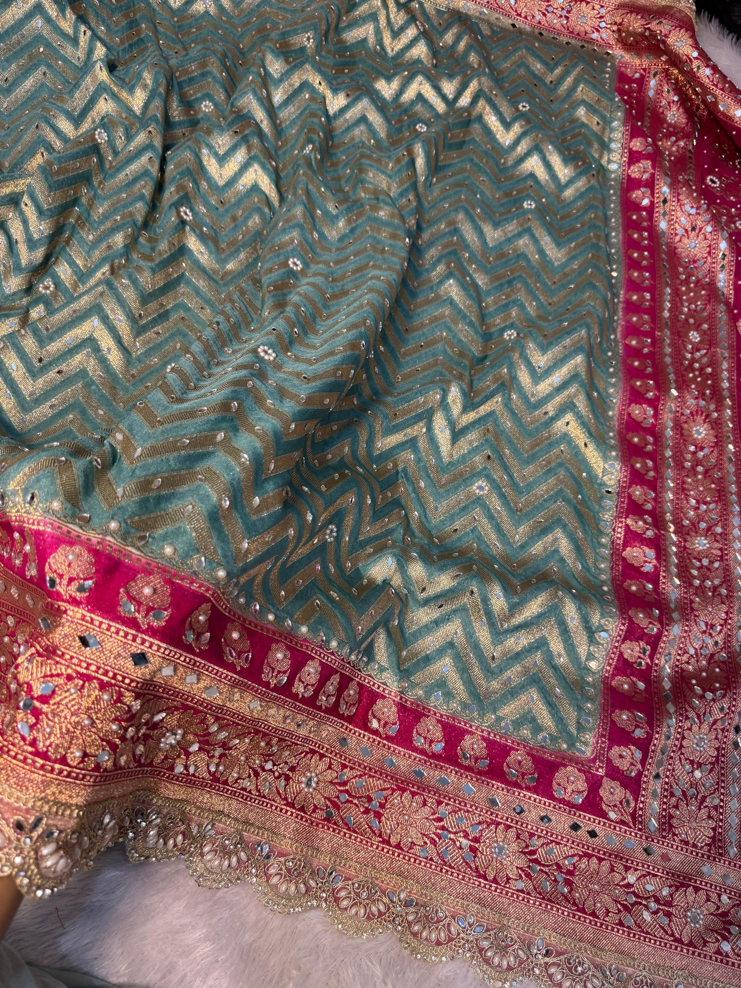banarasi SOFT KATAN GEORGETTE SILK saree