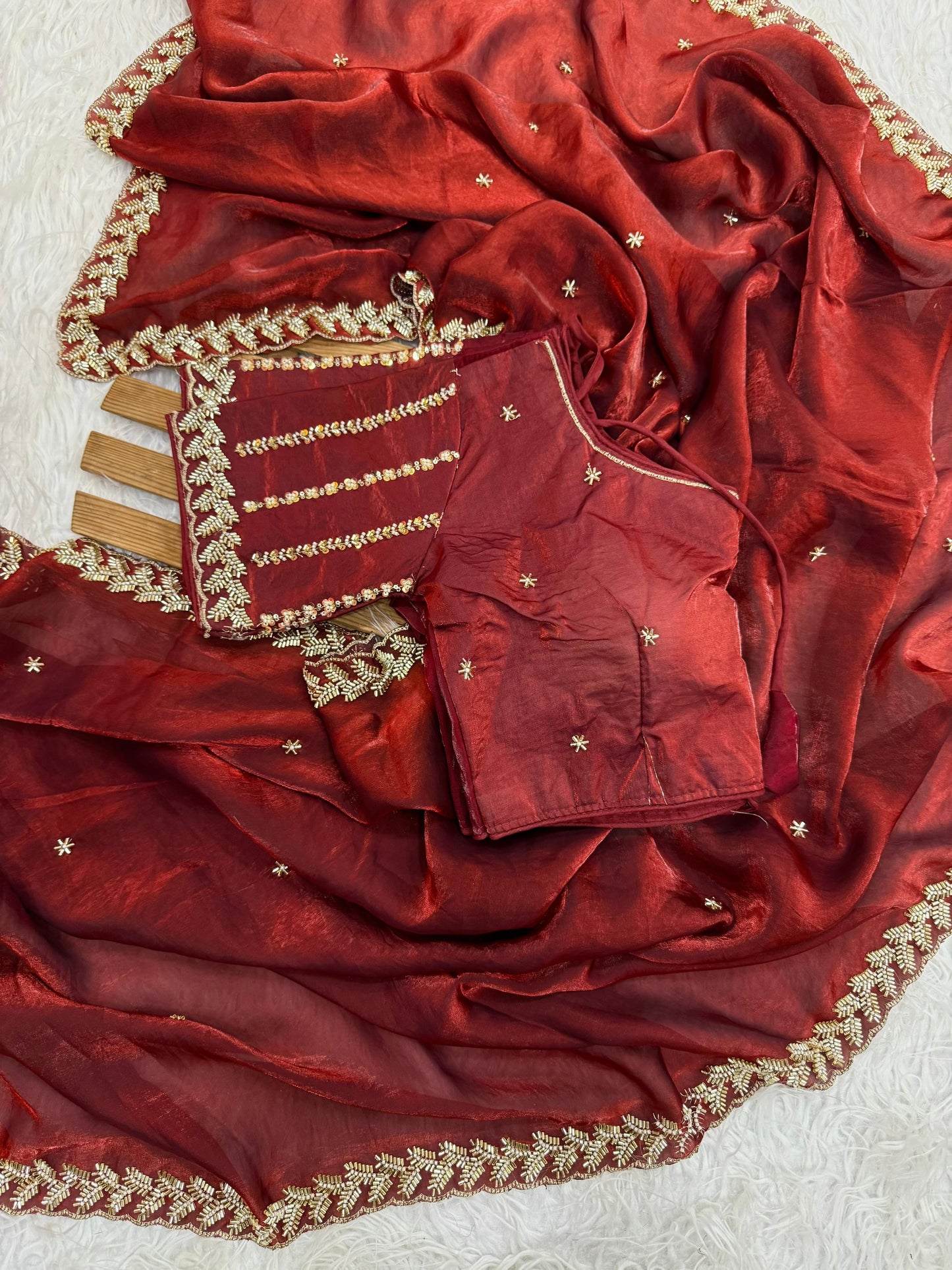 Space silk saree