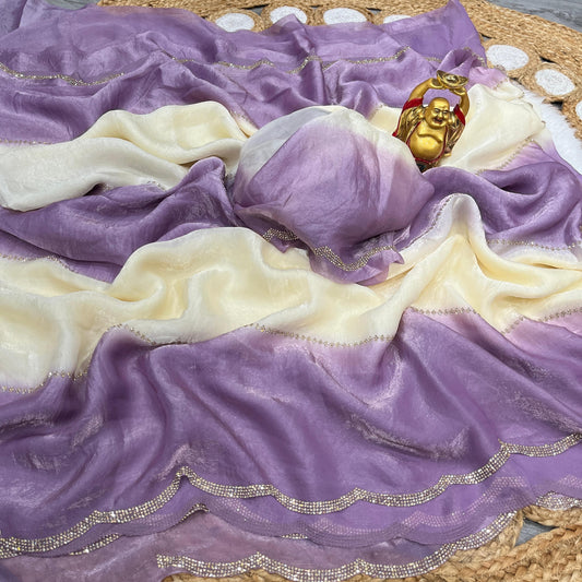 Space silk saree
