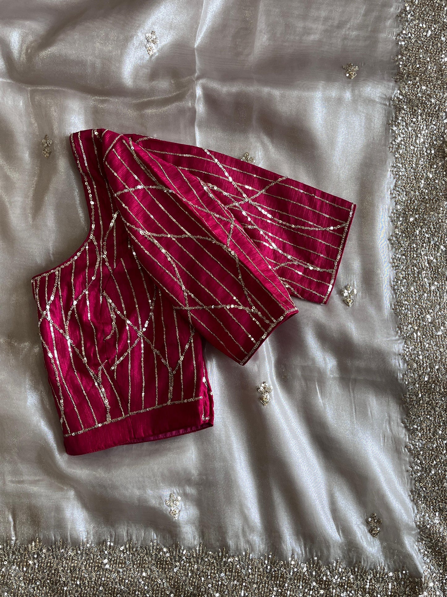 Pure tissue saree