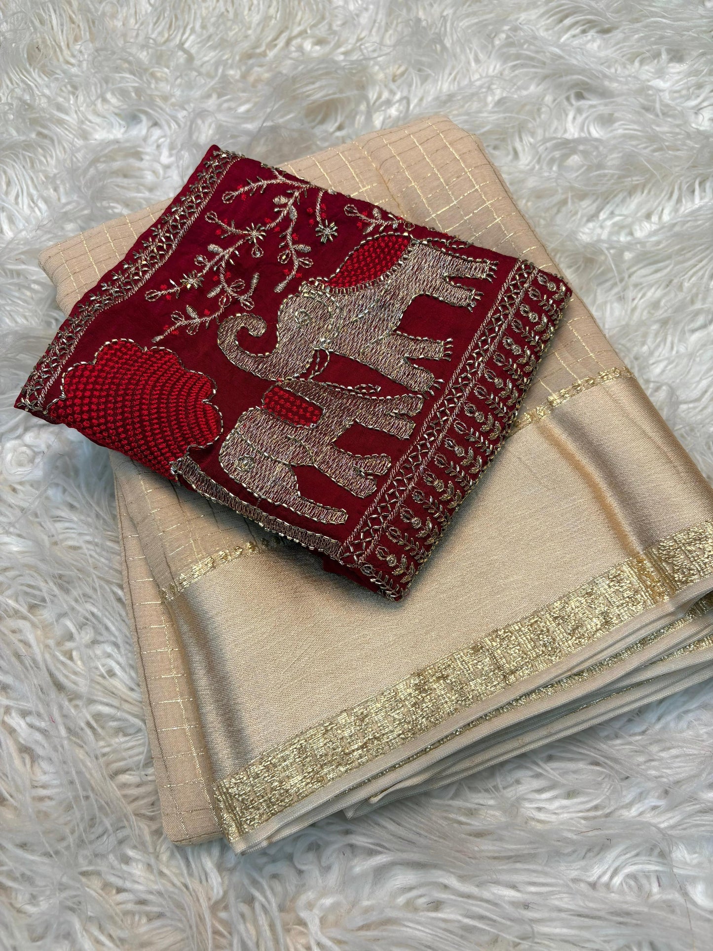 Viscose Georgette saree