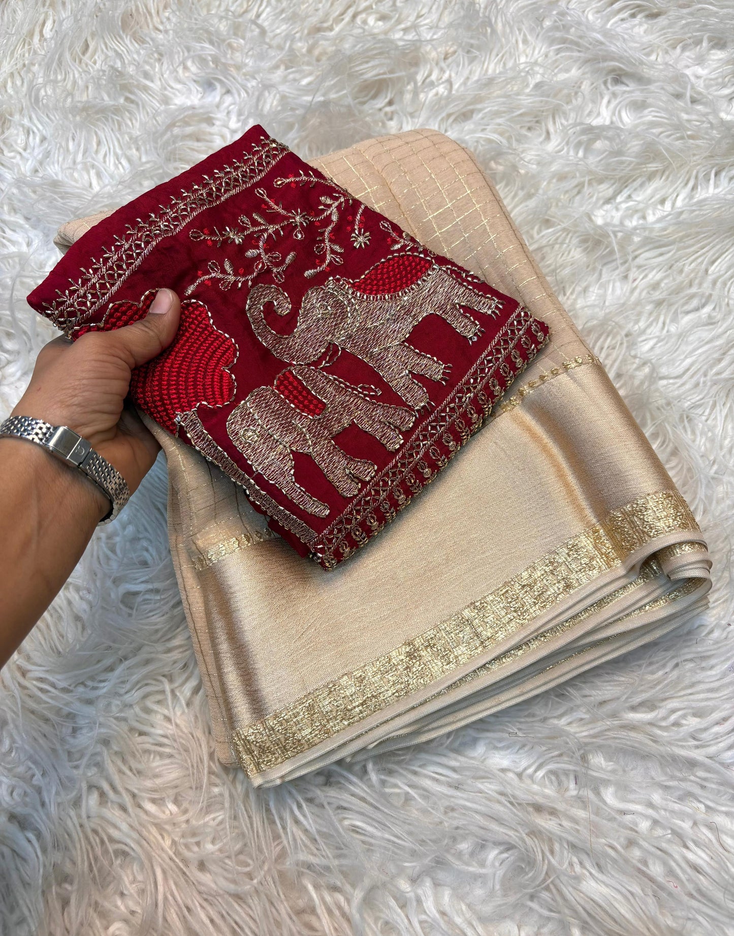 Viscose Georgette saree