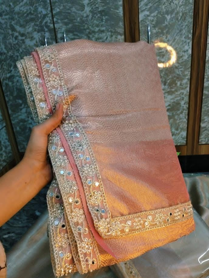 Banarasi soft  kanchipuram Tissue silk saree