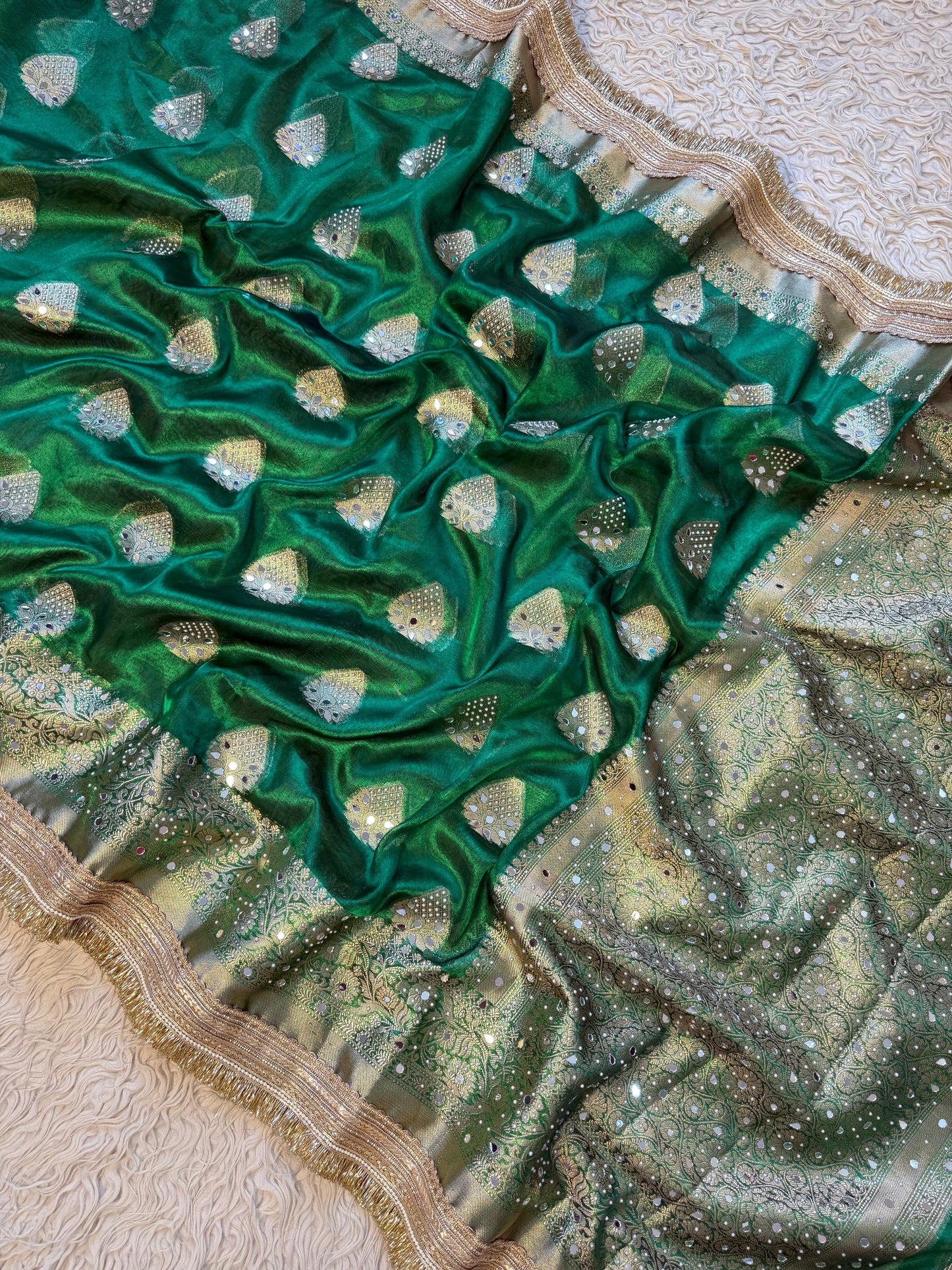Banarasi maharani tissue saree