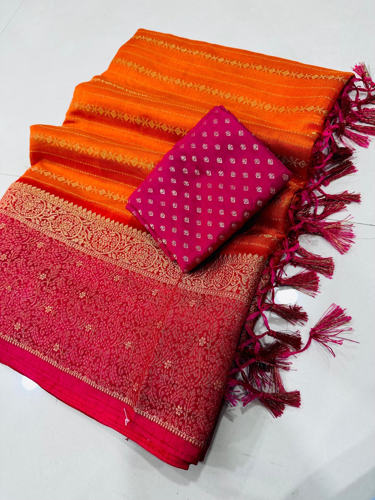 Semi dola saree