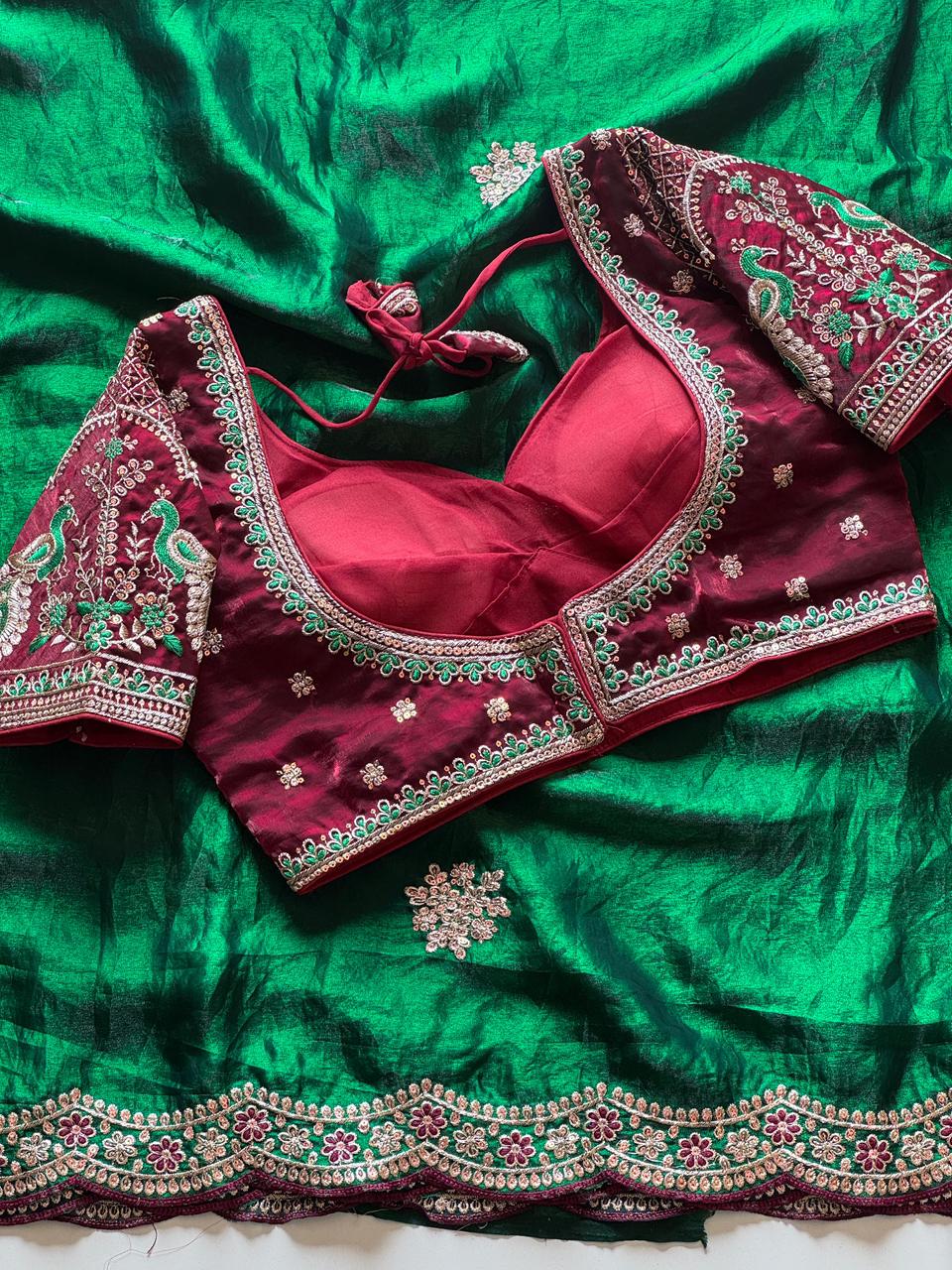Premium space silk saree