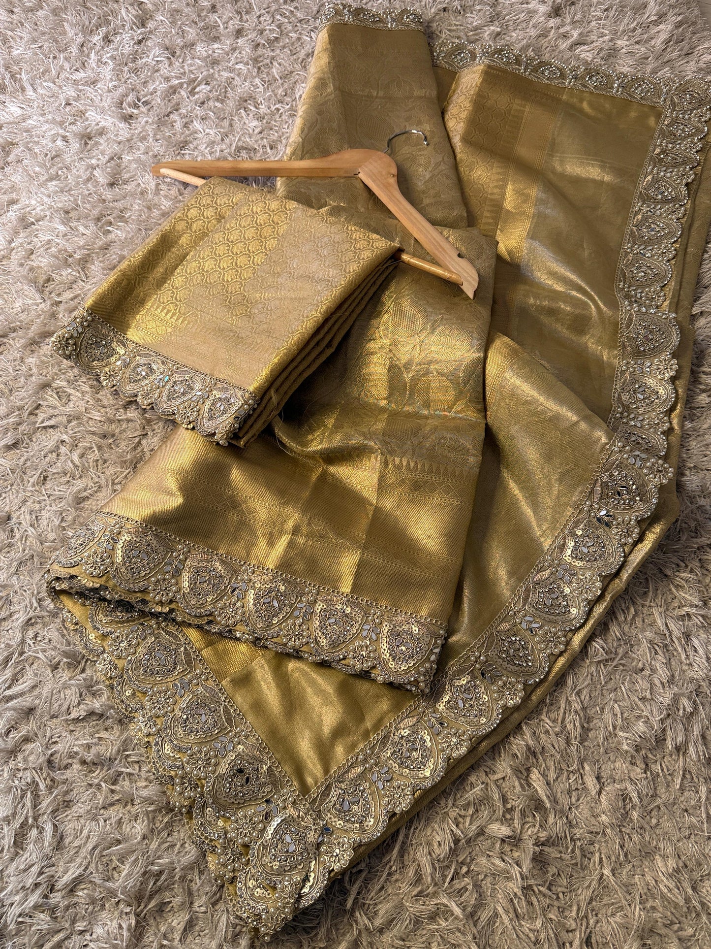 Premium Kanjivaram Katan Tissue Silk Saree