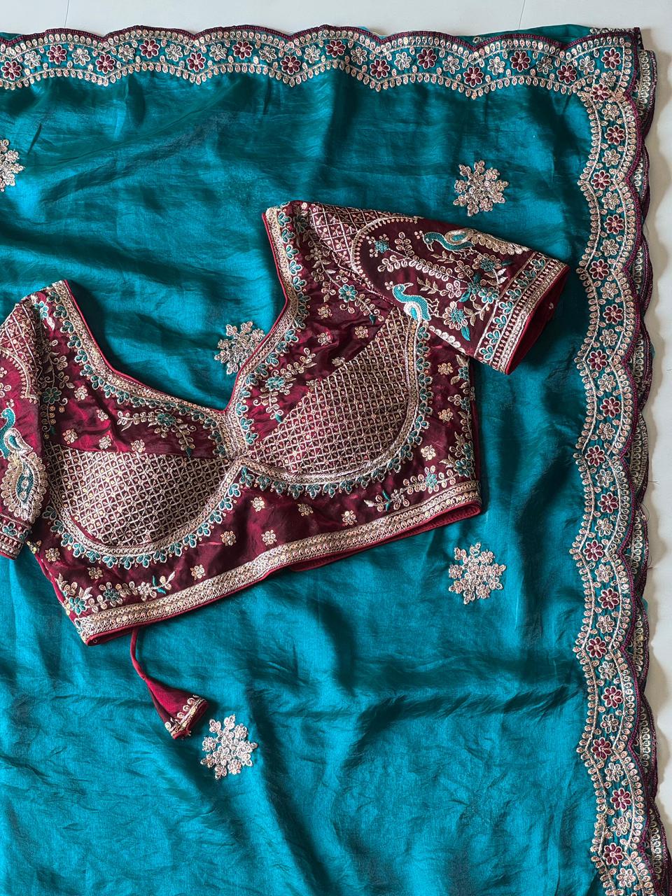 Premium space silk saree