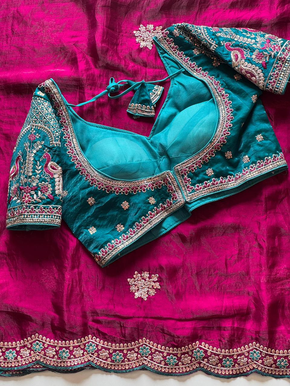Premium space silk saree