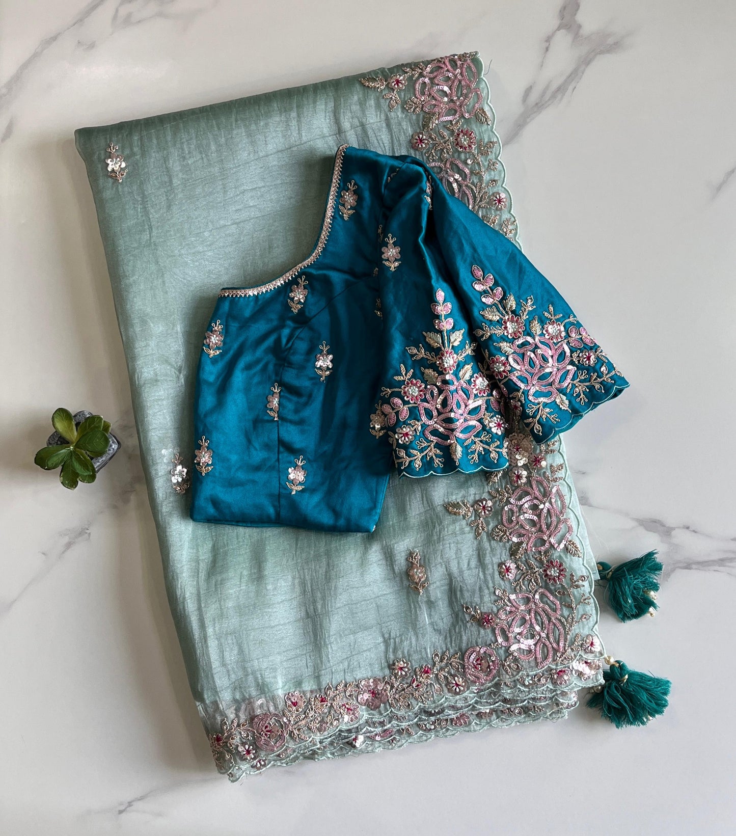 Pure banarasi tissue saree