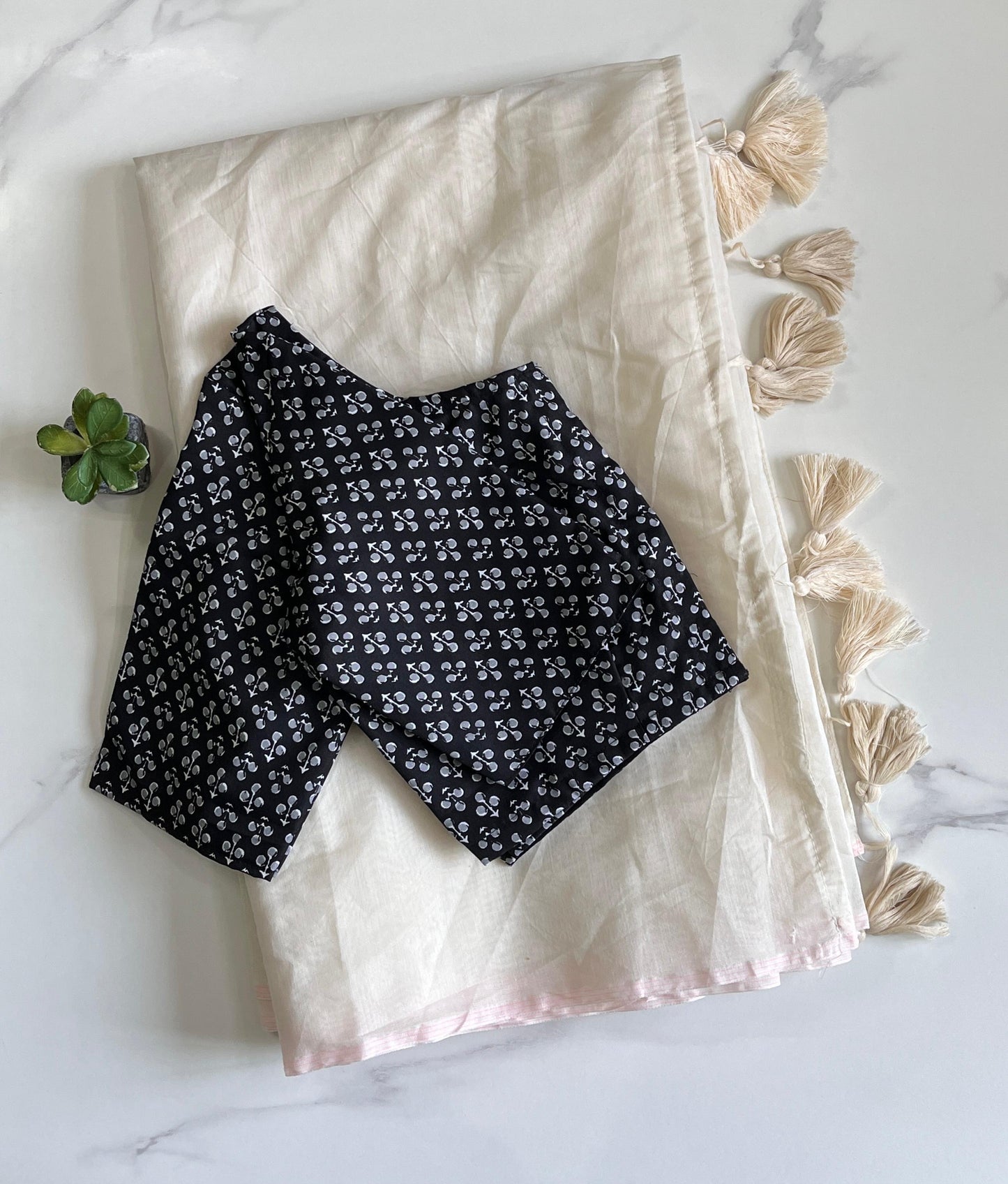 Chanderi cotton saree