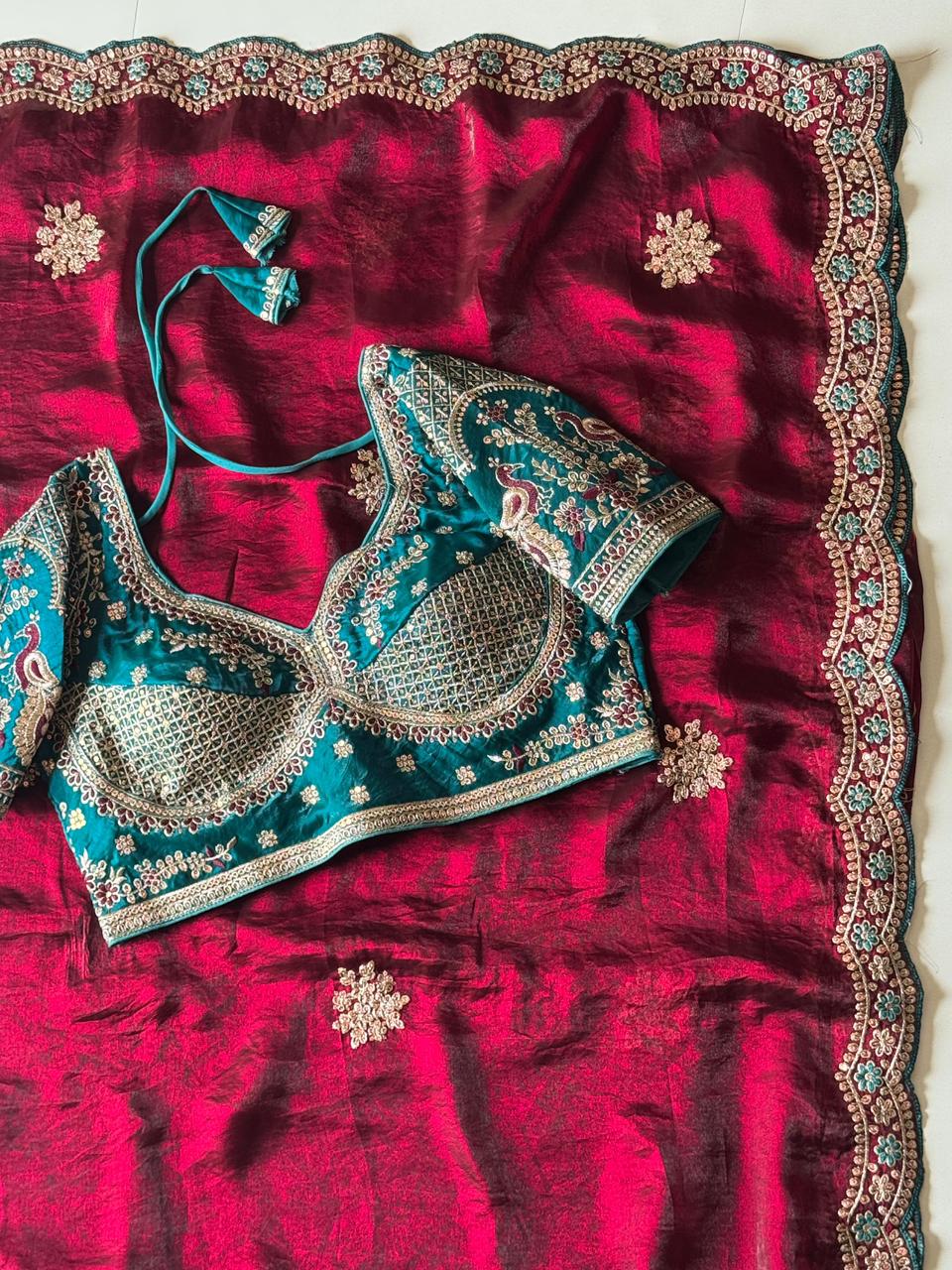 Premium space silk saree