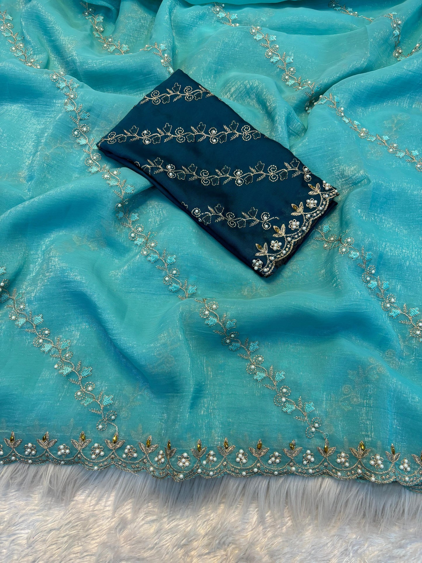 Soft crunchy saree