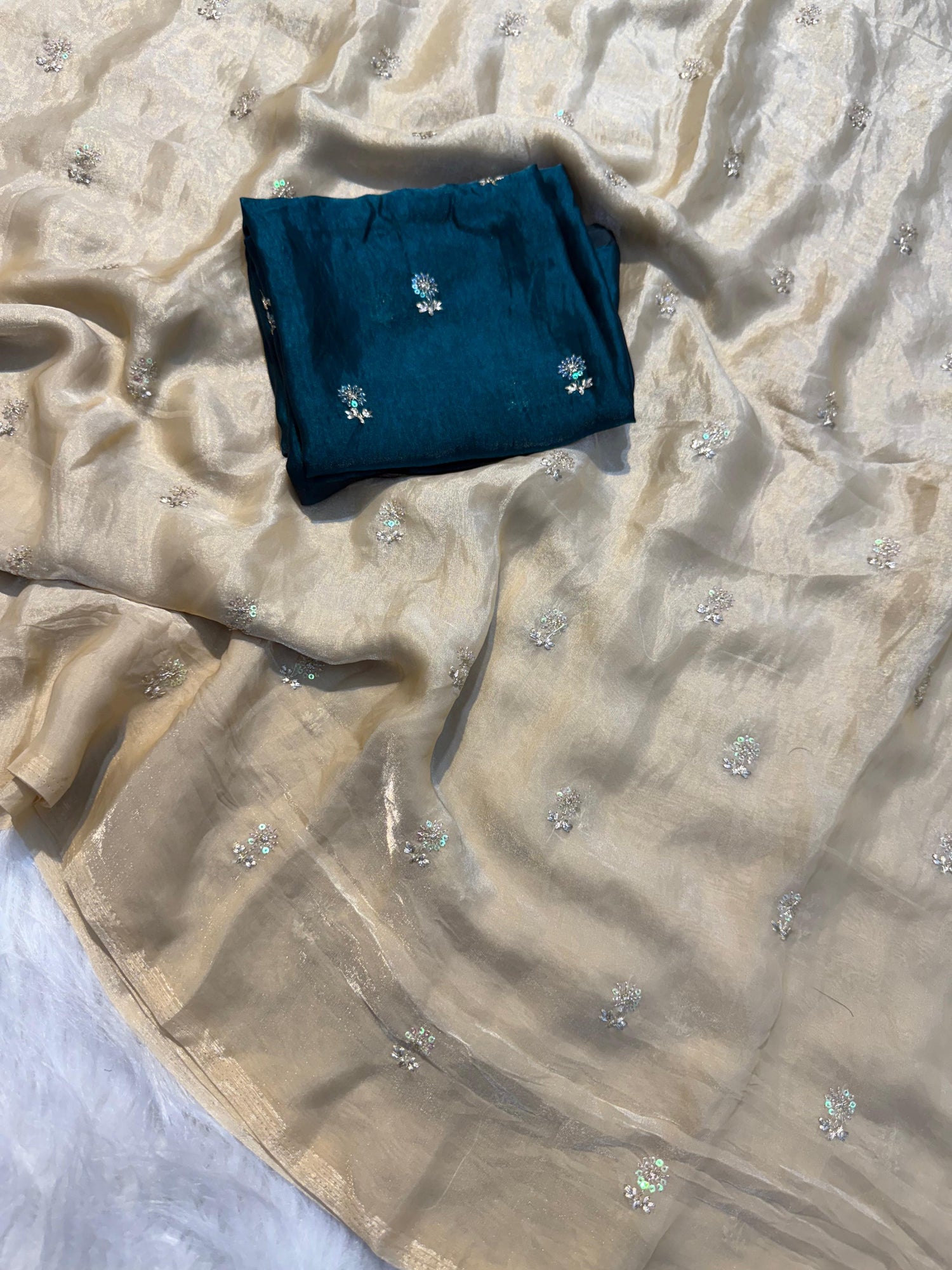 Satin saree