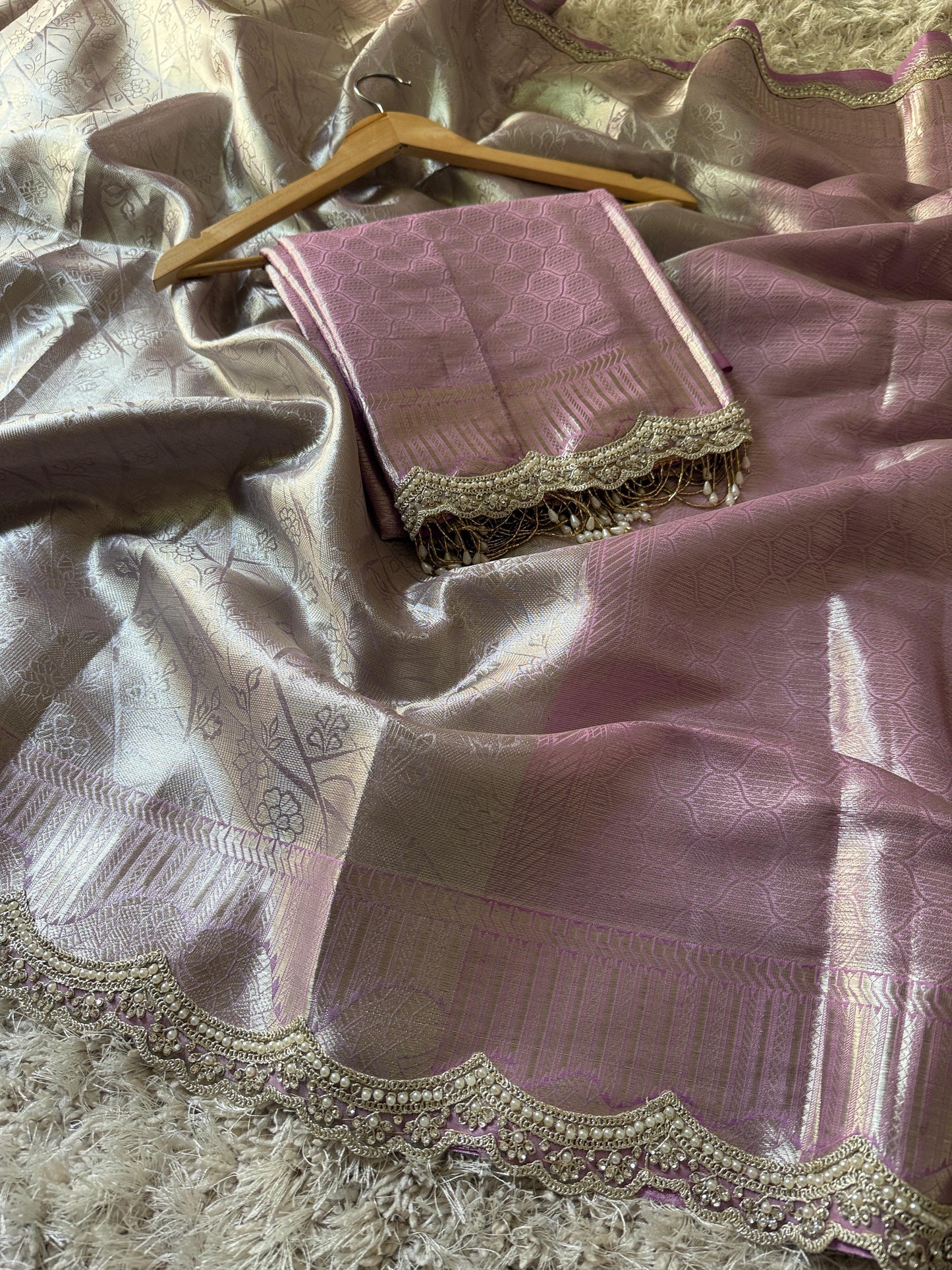 Kanjivaram bridal Waskat Banarasi Silk Saree