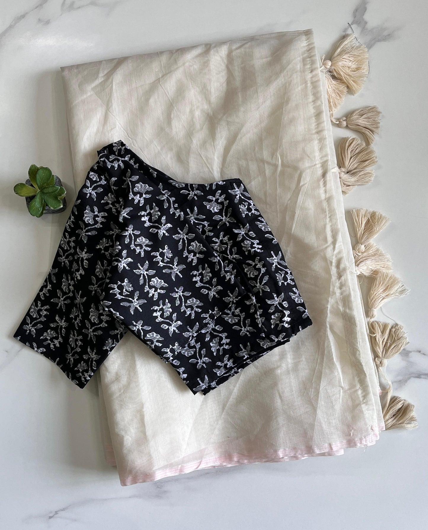 Chanderi cotton saree