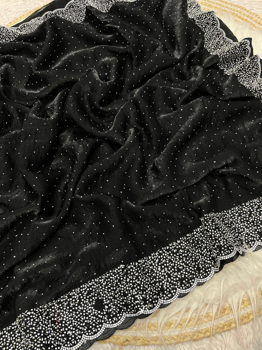 Space silk saree