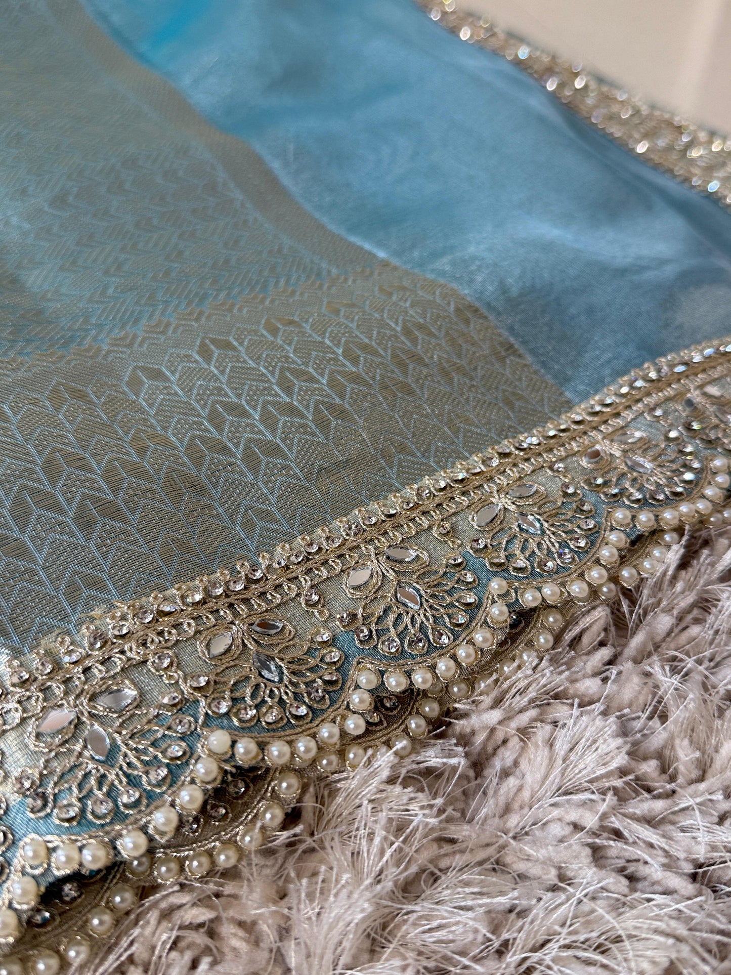 Tissue banarasi saree
