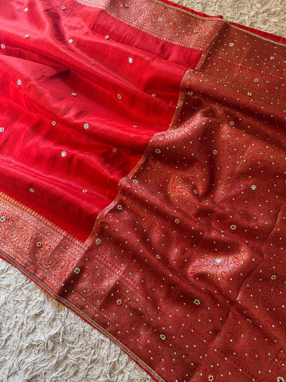 Banarasi Katan Tissue Silk Saree